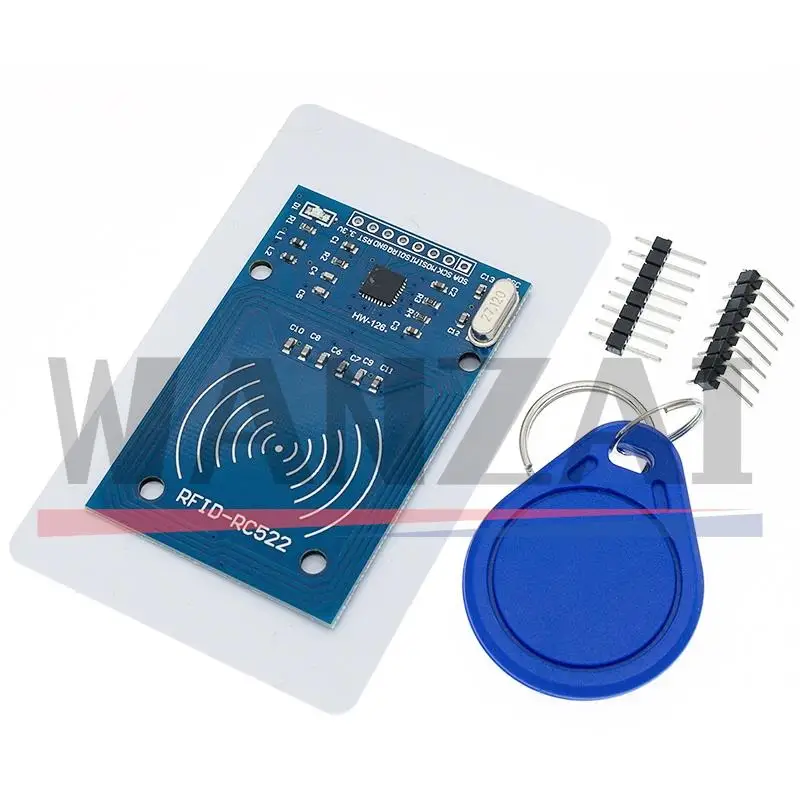 1pcs MFRC-522 RC522 RFID RF IC card sensor module to send Fudan card,Rf module keychain