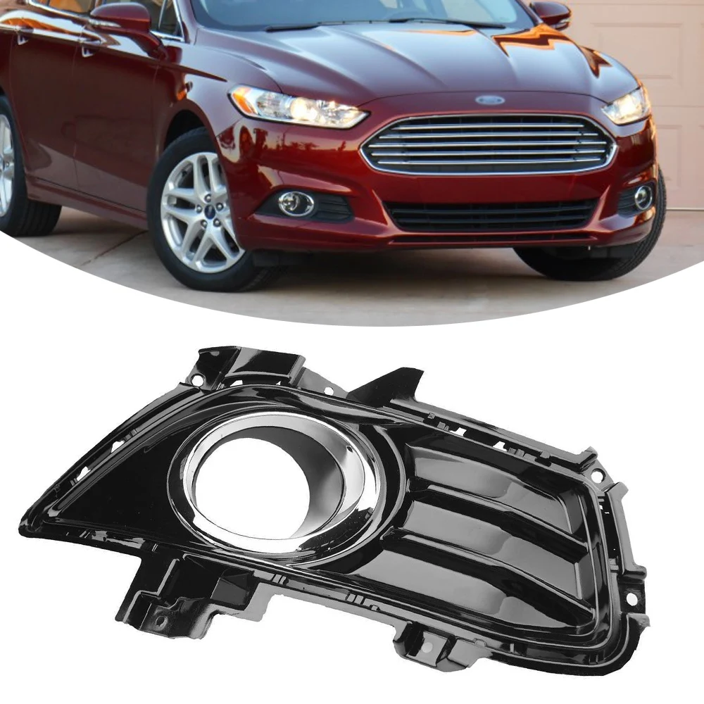 Front fog lamp cover fog lamp decorative frame suitable for Ford Fusion Sedan 2013 2014 2015 2016 paint fog lamp cover