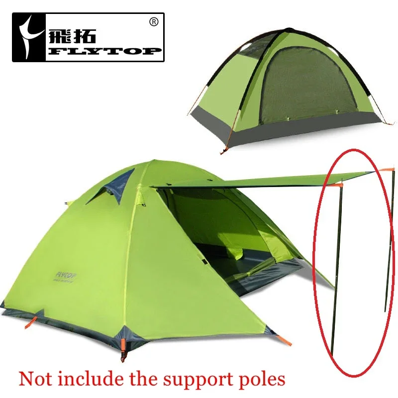 2-3persons Aluminum Pole Tent Double Layer 2Door Windproof Rain Proof Professional Camping Winter All Seasons Ultralight