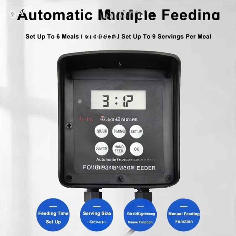 Aquarium Automatic Fish Thrower WIFI Manual Control Timed Quantitative Large Capacity FD40 FD50 FD85 Fish Tank Pool