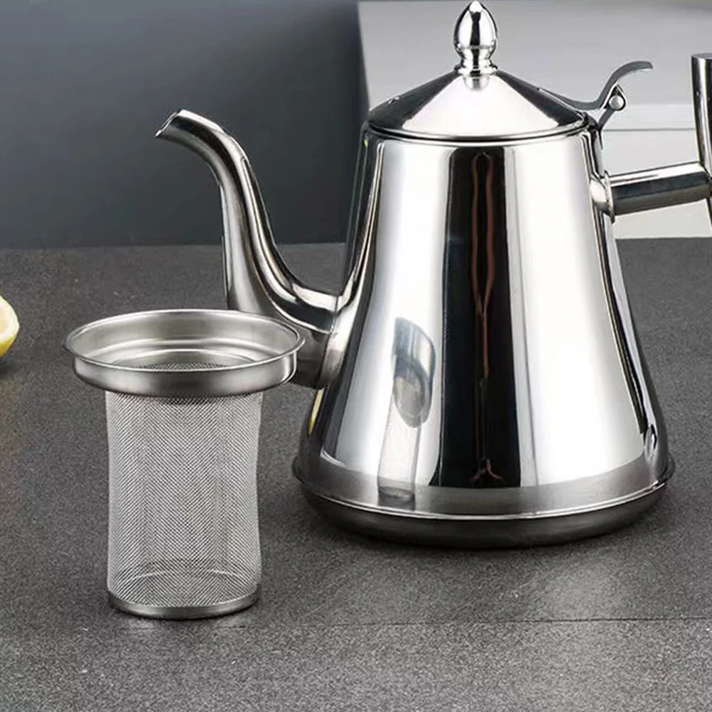 1 قطعة مصفاة الفولاذ المقاوم للصدأ غرامة شبكة فضفاضة الشاي Infuser للمنزل مكتب الشاي تصفية أداة المطبخ برواري #4