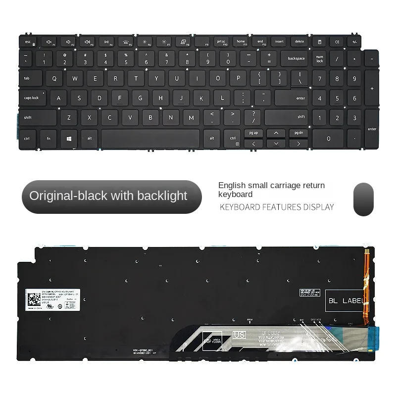 Vervang Pak Voor Dell 7591 5590 5591 5598 7590 5593 5584 7790 P90f Laptop Toetsenbord Met Backlight