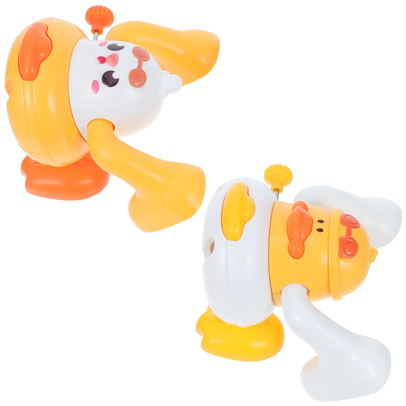 

2Pcs Wind Up Chick Vintage Tumbling Jumping Chicken Interactive Walking Animal Party Favors Bathtub Fun