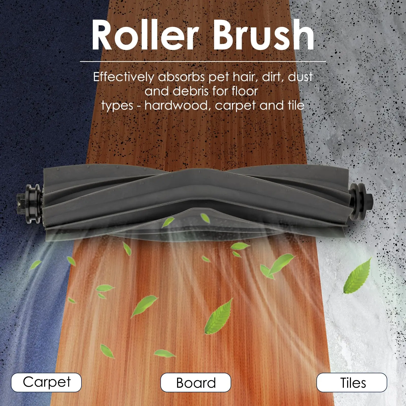 الفرشاة الرئيسية لـ Xiaomi Robot Vacuum X20 + / X20 Plus لأجزاء Dreame X30 Ultra/ X40 Ultra/ L10s Ultra/ L20 Ultra/ L10s Pro Ultra