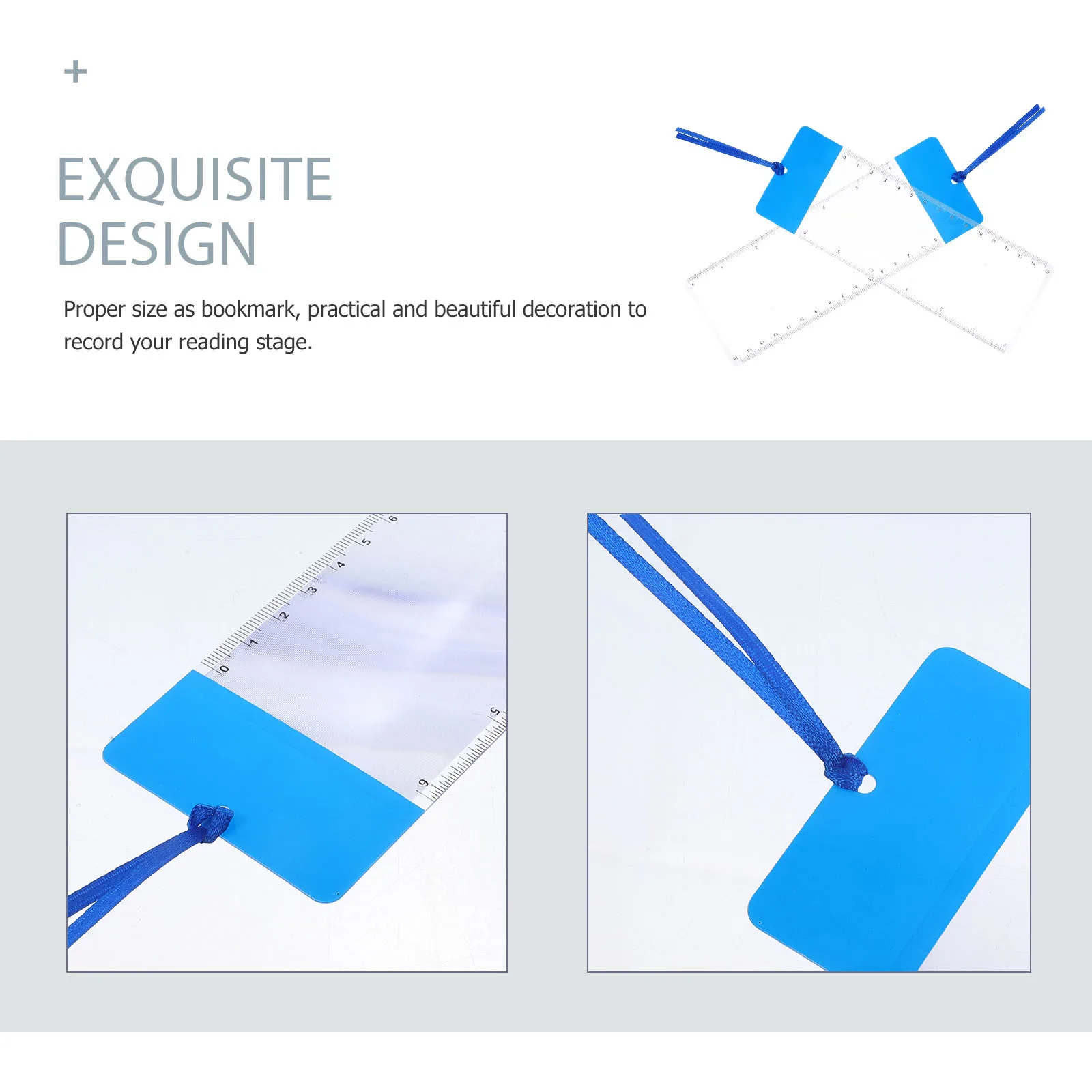 

10Pcs Handmade Bookmarks for Readers Gift Set PVC Bookmark for Students Teachers Decorative Bookmark Lightweight