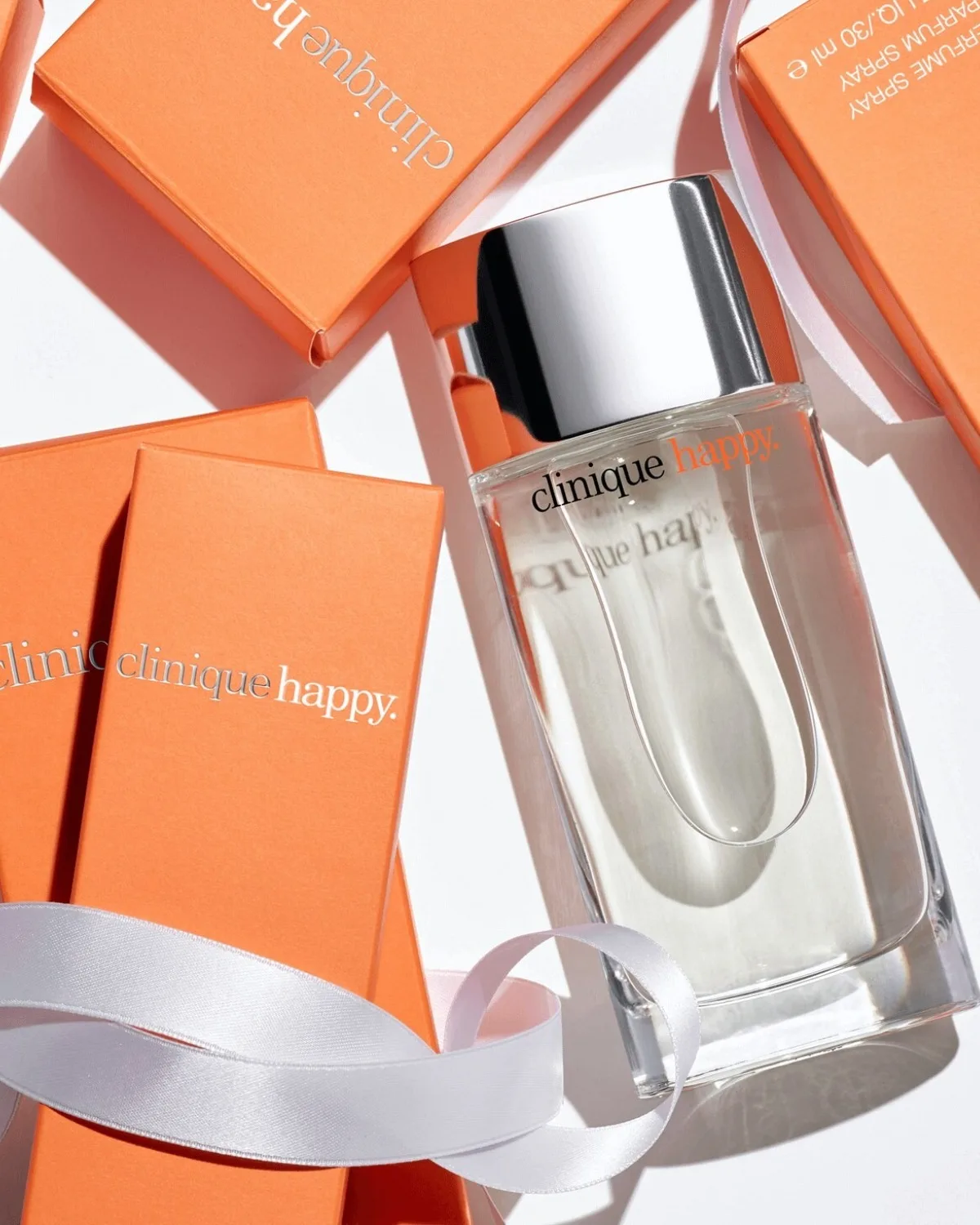Happy Eau De Parfum Spray, Fragancia Floral Frutal con Pomelo, Mandarina, Orquídea y Mimosa, Perfume Fresco para Mujer, Uso Diario