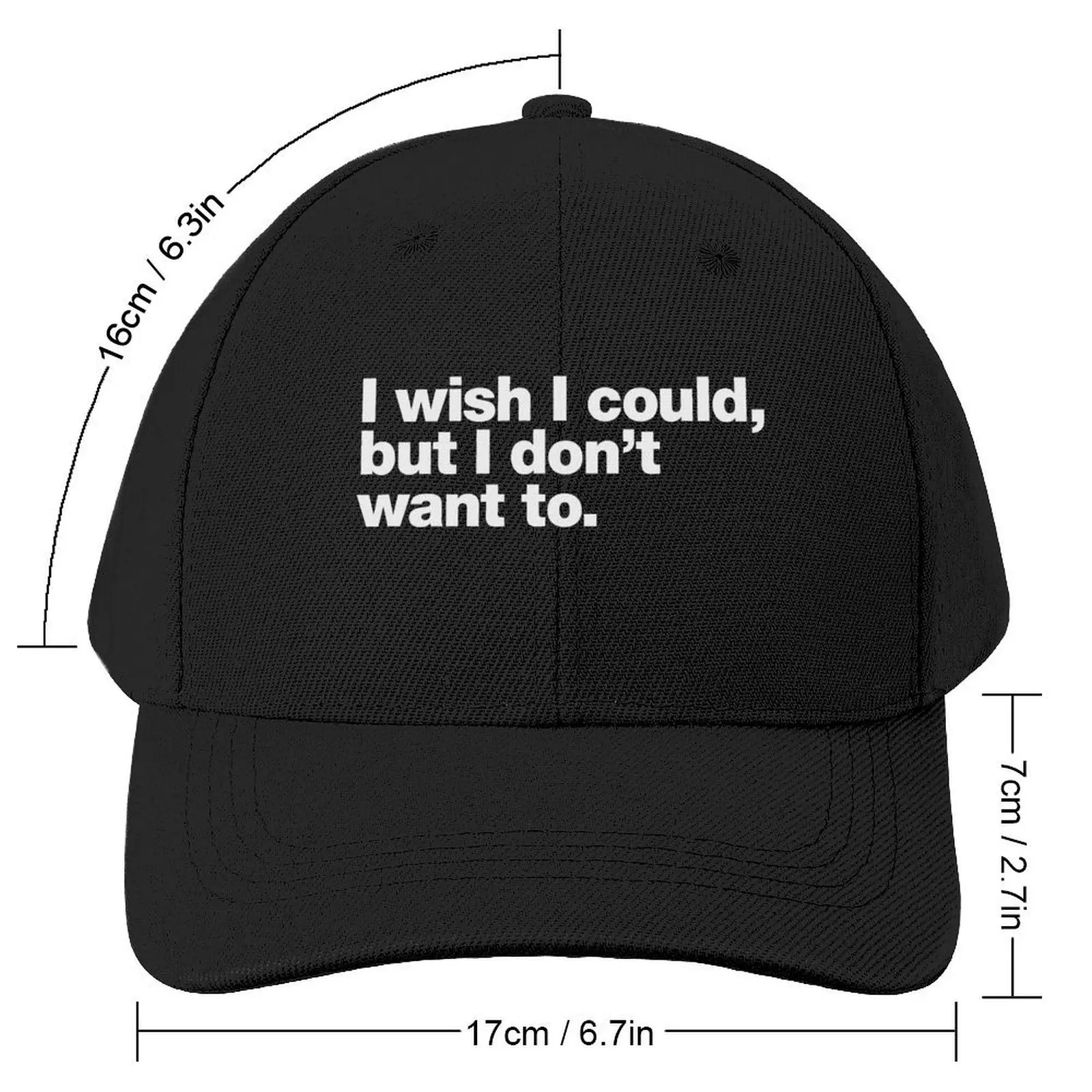 I wish I could, but I don't want to. Baseball Cap Horse Hat summer hat western Hat Male Women's