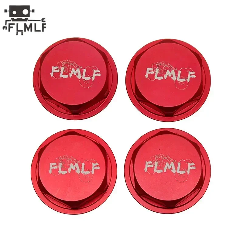 FLMLF CNC Metal Rc Car Wheel Nut Set of 24MM Adapter for 1/5 HPI ROFUN BAHA ROVAN KM BAJA 5B 5T 5SC Truck Parts