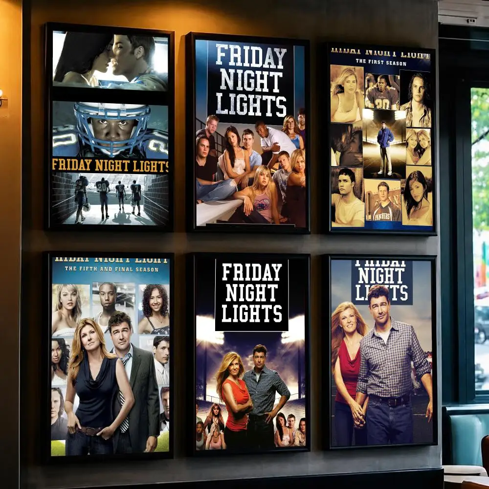 tv series F-Friday Night Lights-S Poster Removable Wall Sticker for Home Cafe Bar Office Interior Decor