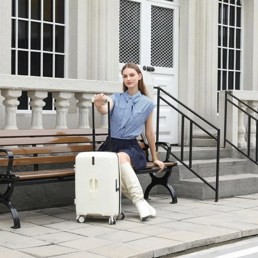 Lightweight Hardside Expandable Spinner Suitcase 20 Inch TSA Lock Airline Approved Travel Luggage 22x14x9 Inch