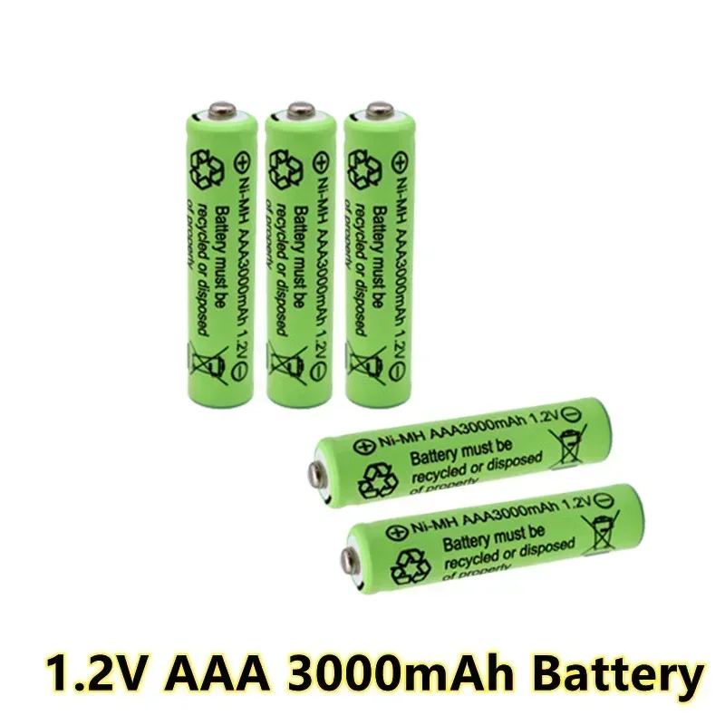 4-20 buah baterai NI-MH 100% baru 3000mAh 1.2 V AAA untuk kamera senter mainan Mouse nirkabel baterai isi ulang