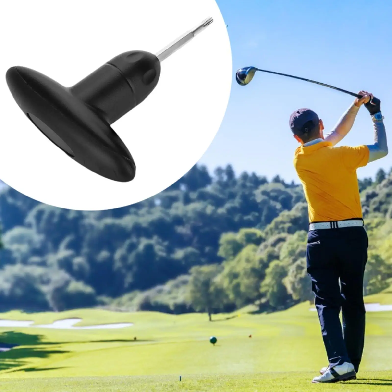 مفتاح ربط نادي الجولف تعديل الرأس العالمي المحمول مفتاح عزم الدوران للجولف