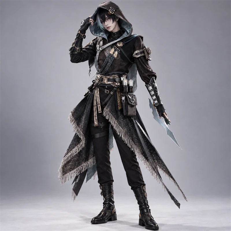 ジンラン・メンジョウ・シーカー-コスプレゲーム-ウザリングウェーブズ-ウーワー衣装-フルコスチューム-アニメコンベンション-ハロウィンコスプレ-ロールプレイ用-​-​-​