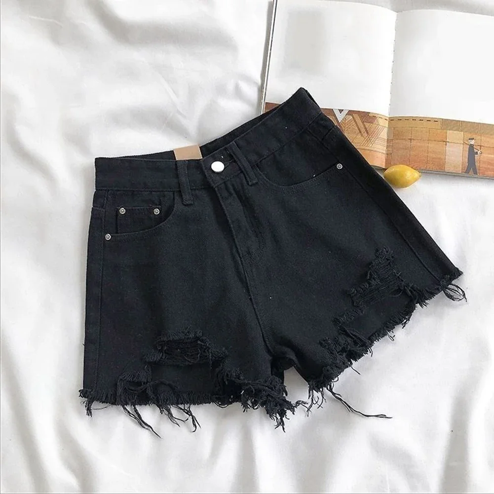 Trousers For Daily Use Casual Summer Pants Tassel Y2K Hot Pants Perfect For Vacation High Waist Casual Trousers