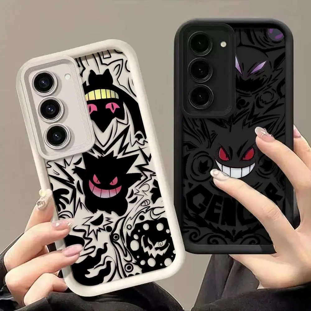Funda de silicona para teléfono Googel PIXEL 7 7A 8 8A 9 9A 10 PRO XL 5G, Funda DIY, Funda Coque, P-Pikachu G-Gengar
