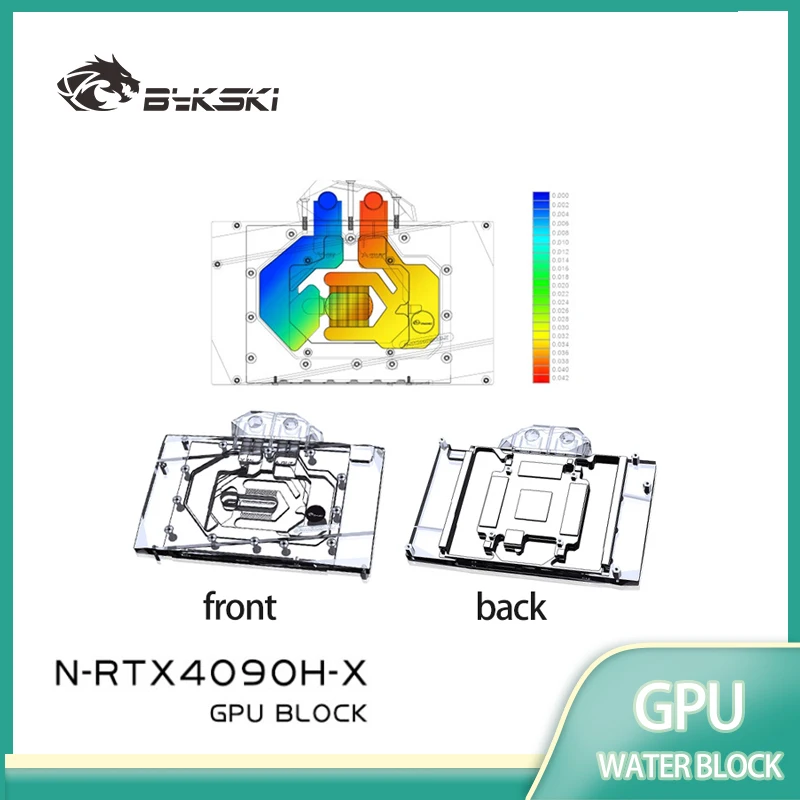 

Bykski N-RTX4090H-X GPU Block Use for NVIDIA RTX 4090 Reference Edition / RTX4090 AIC Video Card Three-layer Structure Design