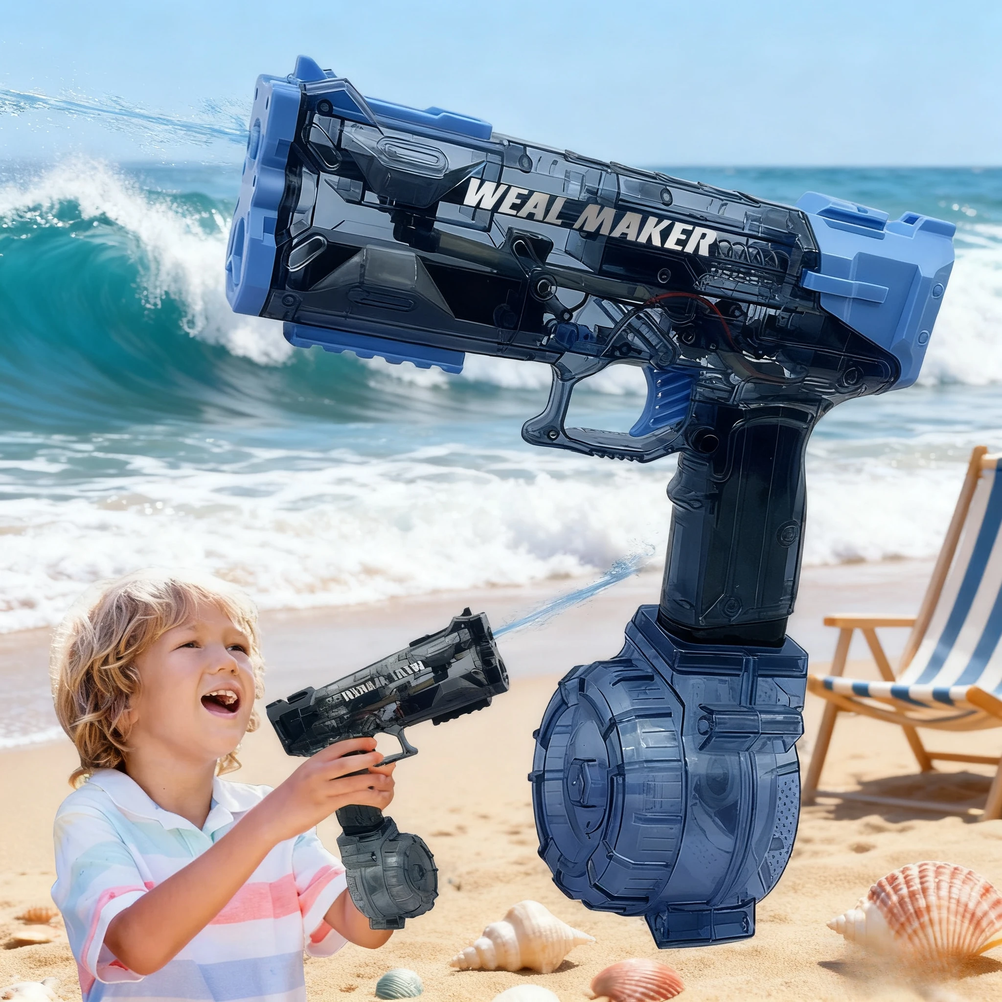 Elektrische Wasser Pistole Spielzeug Automatische Starke Neue mit Licht Laser Spritzen Wasser Pistole Spray Blaster Sommer Pool Spielzeug für Kinder Erwachsene