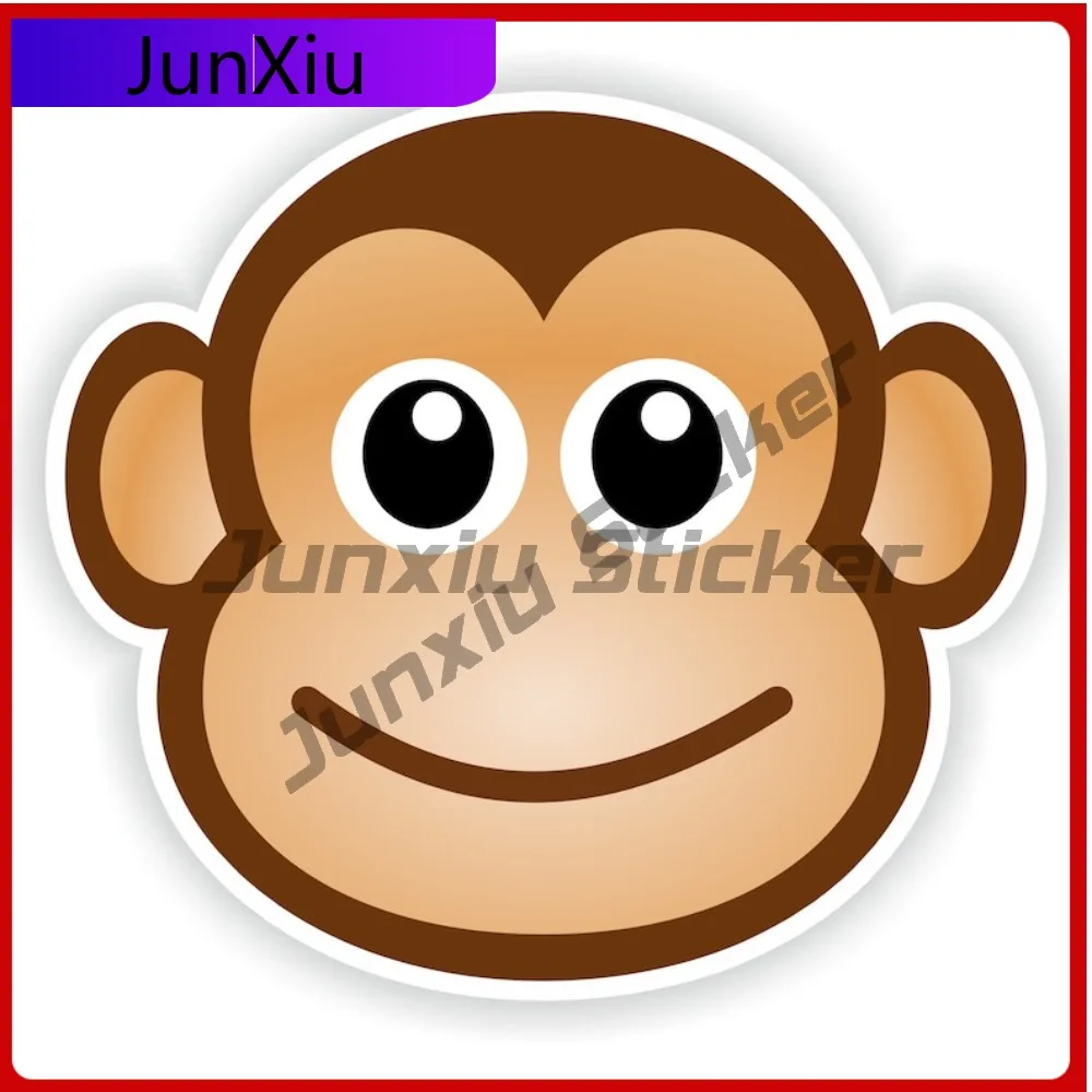 

Cool Monkey Cartoon Stickers Animals Graffiti Scratch Cover Vinyl Decals Custom Printed Decals Car Rear Motorcycle Suv Camping
