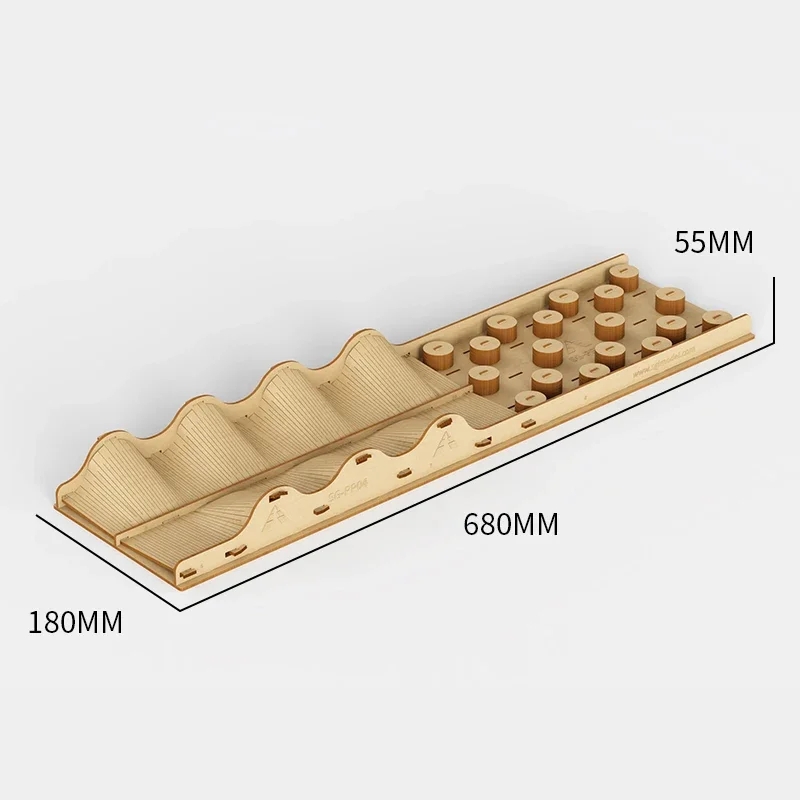 Simulated off-road obstacle assembly wave bridge For 1/24 RC model car Crawler Car small scale roadblock