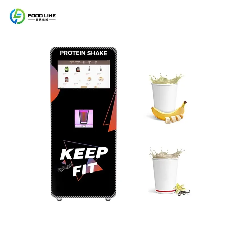 Whey Protein Vending Machine  High Water Capacity Protein Vending Machine vendors offering protein-shake /powder-mix