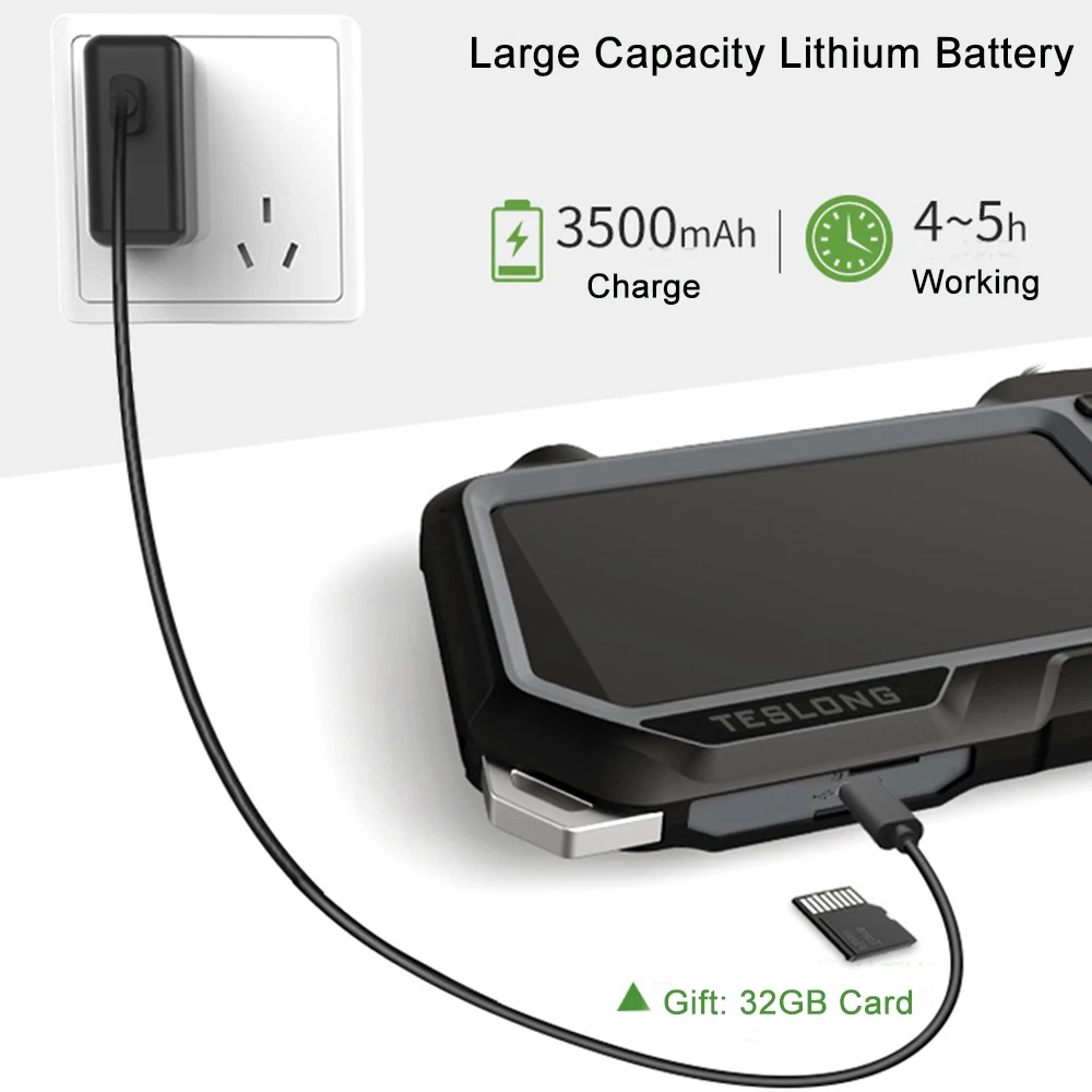 5.0" Screen Dual Lens endoscope Camera 1080P Digital Autofocus Videoscope Pipe Car Inspection Camera Borescope