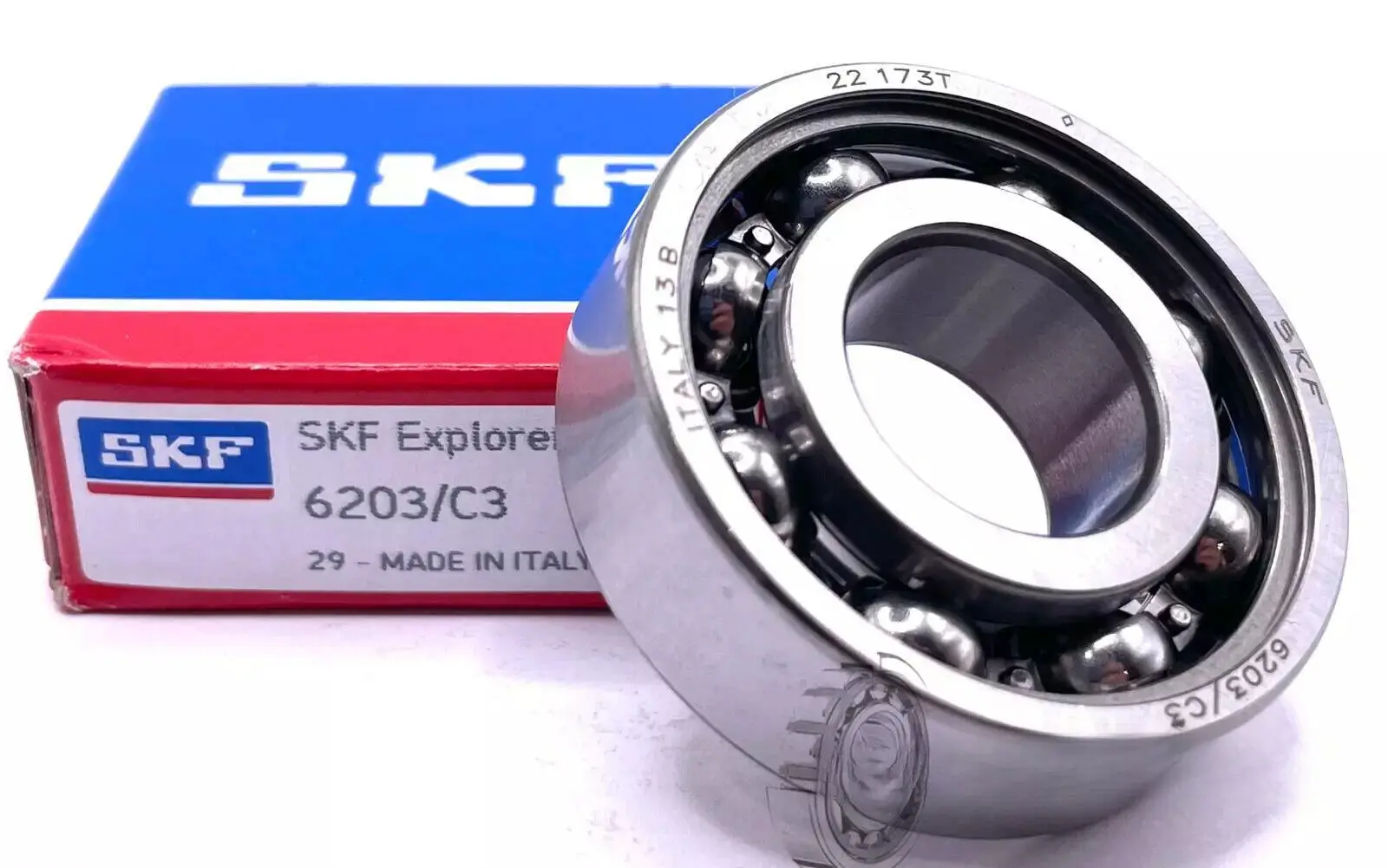 SKF 6203 C3 DEEP GROOVE BALL BEARING,  17x40x12 mm NEW