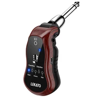 LEKATO-AMPLIFICADOR DE AURICULARES B6 para guitarra, efecto de Pedal, sintetizador de efectos de práctica de guitarra con 5 Efectos, recargable por USB