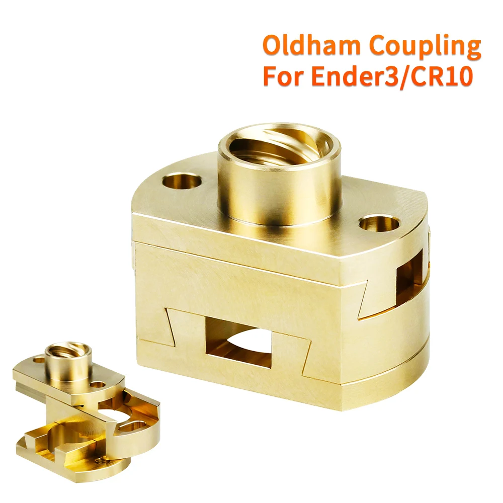 1/2PC カプラー Ender3/CR10 T8X8mm オルダムカップリング 18 ミリメートルシャフトカプラー T8x8mm ナット付き Ender3 Pro V2 3D プリンタ用