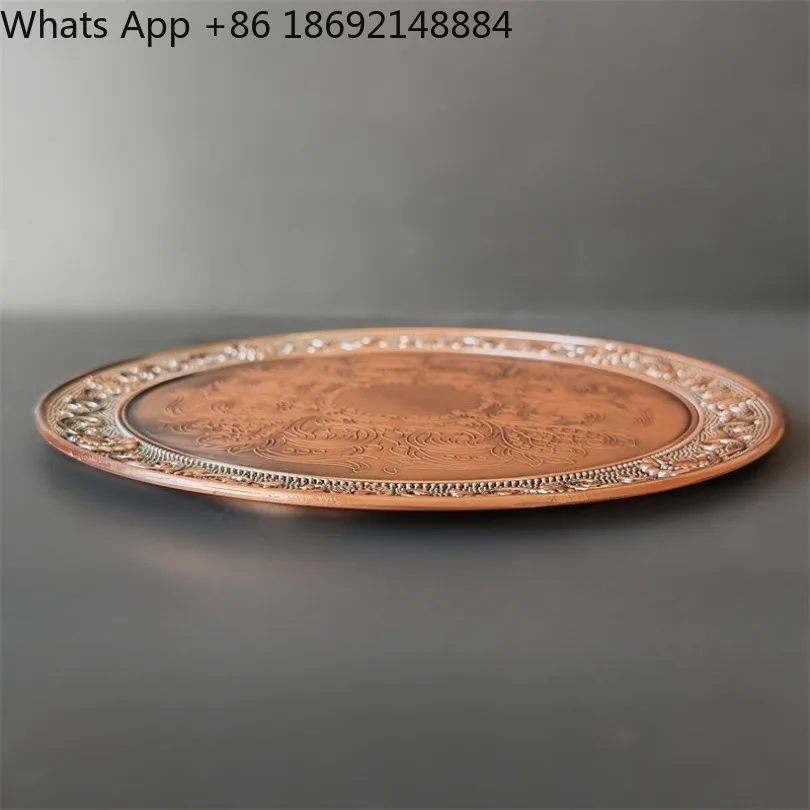 R50 fruit tea looking pan basket bronze rose diameter 19.5 cm