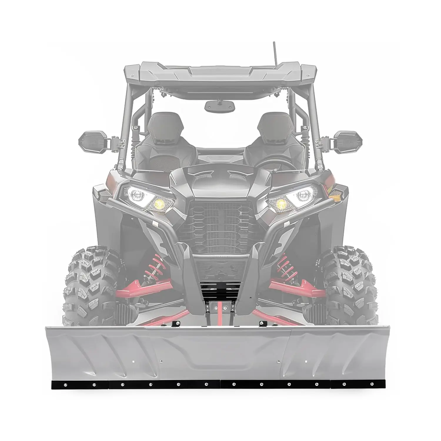 

Универсальный снегоуборочный отвал для UTV 60-72 дюйма, регулируемый по углу наклона, стальной, с порошковым покрытием серо-черного цвета, на заказ