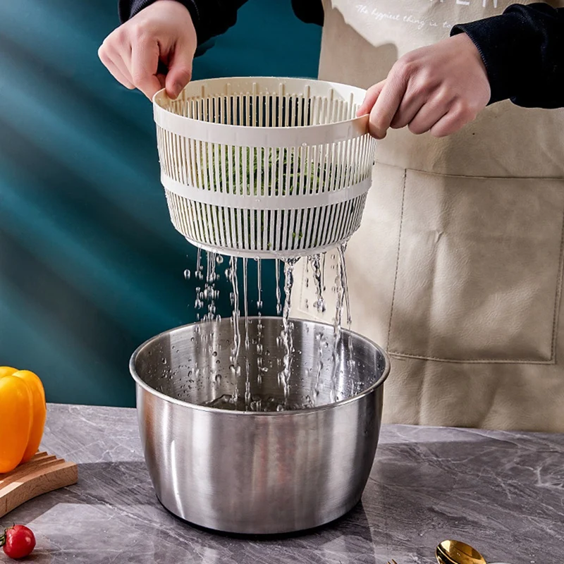 Salad Spinner Fruit Spinner Filter Home Kitchen Salad Spinner, Lettuce Spinner, Fruit Washer