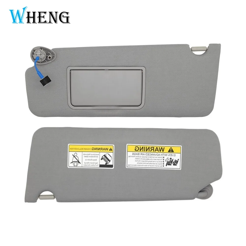 

For Honda Pilot Ridgeline 2017-2022 Car Sun Visor Grey Left Side Right Side Driver Side Passenger Side 2018 2019 2020 2021