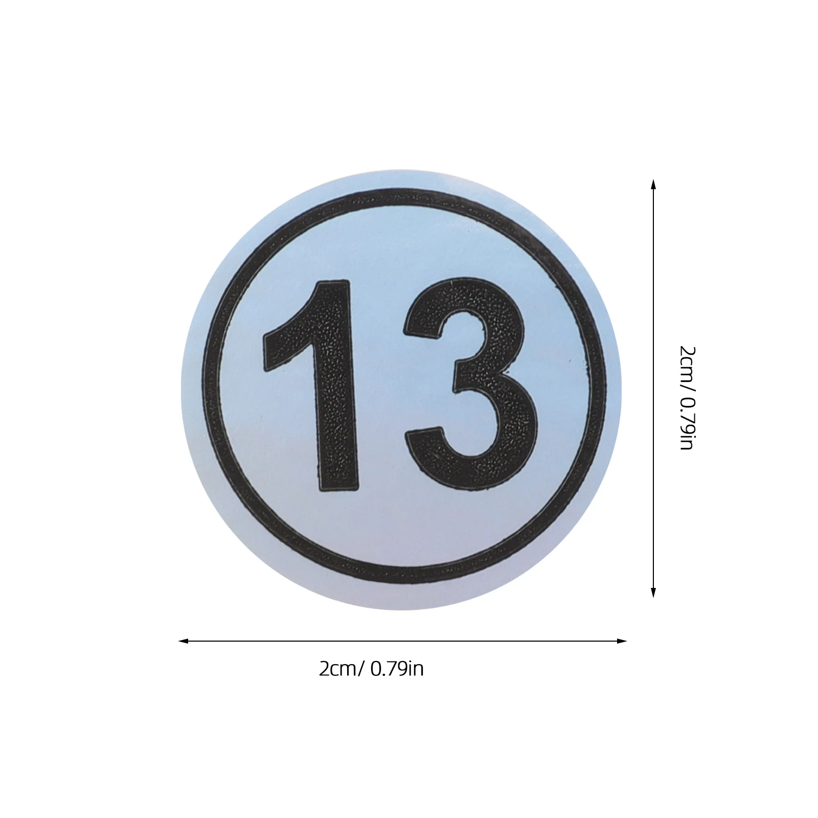 2 Sheets Number Stickers Round Digital Labels For Classification Small Numbered Labels Adhesive Coding Stickers For Office