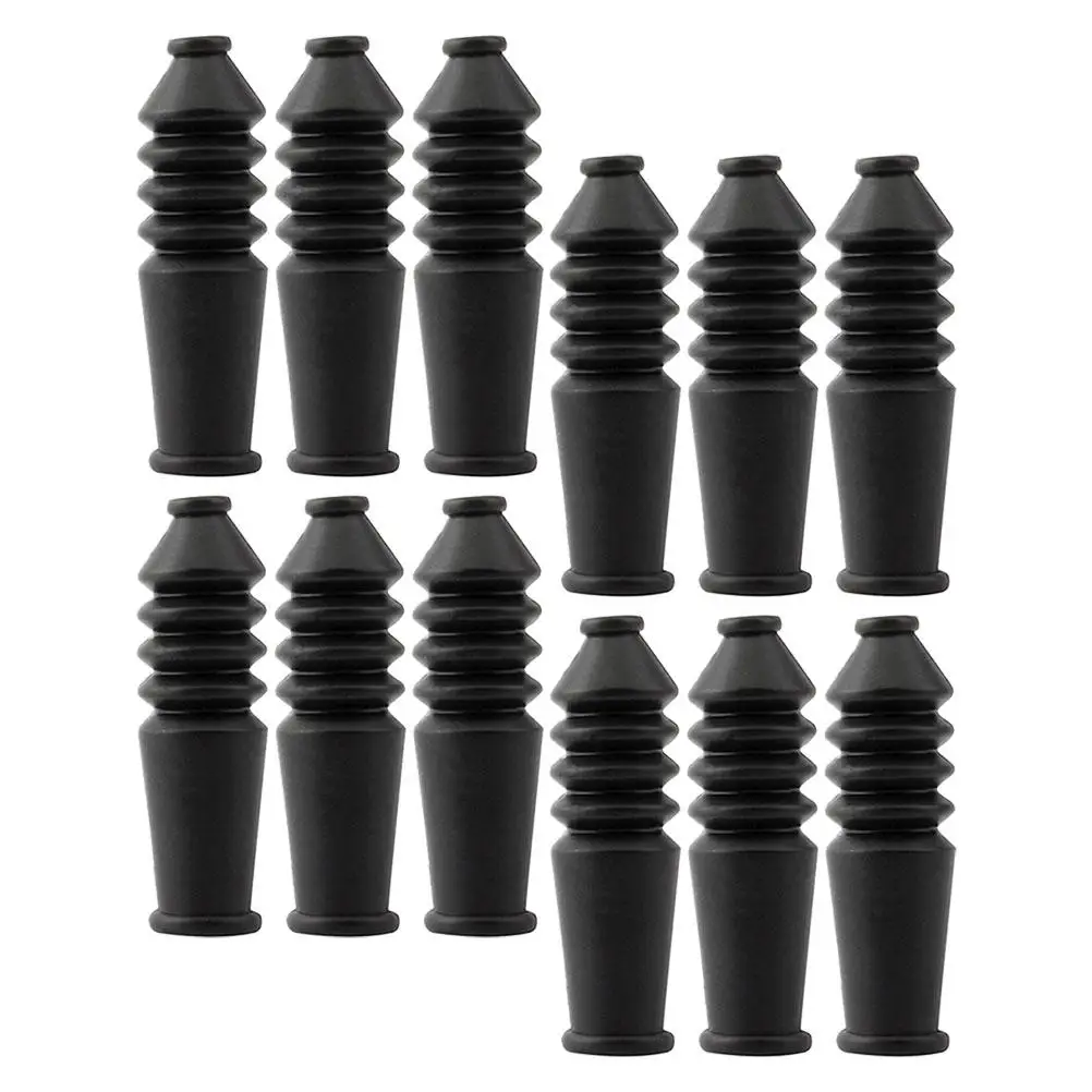

12 Pcs Brake Cable Protector Bicycle Frame Line Cover End Ferrules Aluminum Loop Sleeve Ring Bike