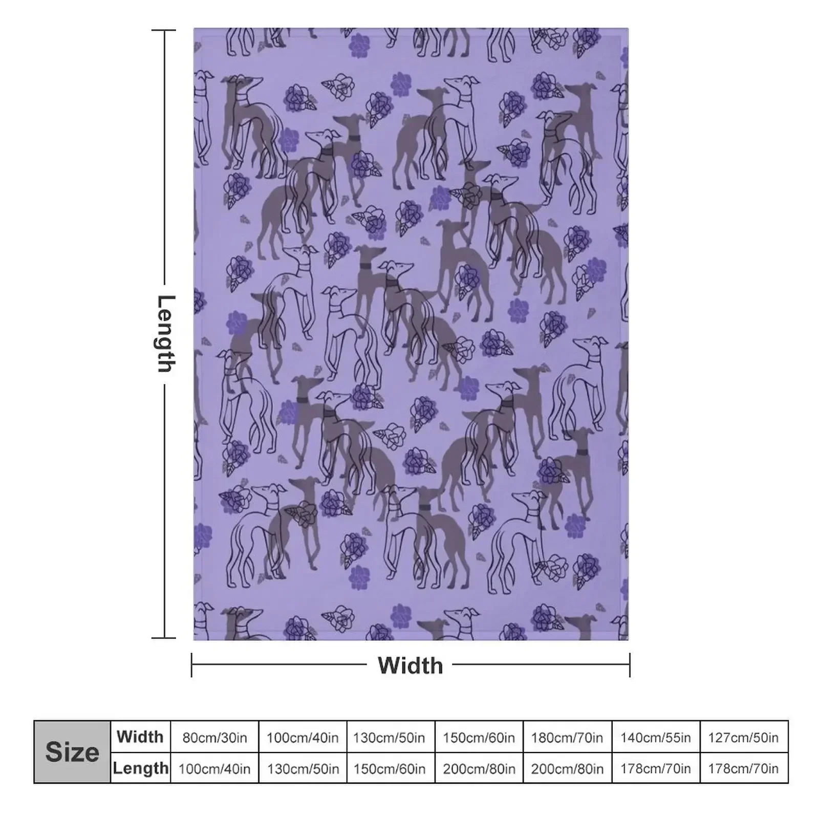 Greyhounds Everywhere Throw Blanket Designers Hairy Multi-Purpose Luxury Sleeping Bag Tourist Blankets