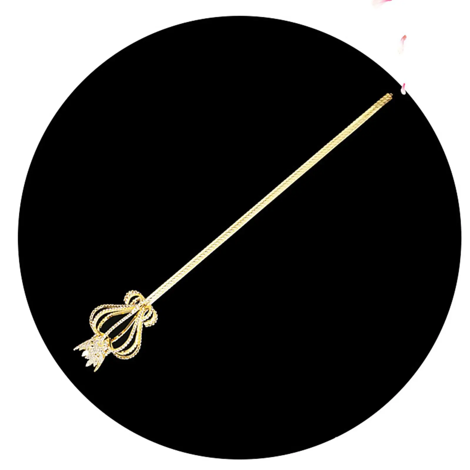 فستان الأميرة اللامع المحمول باليد من حجر الراين صولجان الصولجان لمهرجان حفلة تنكرية عيد الميلاد لعب الأدوار