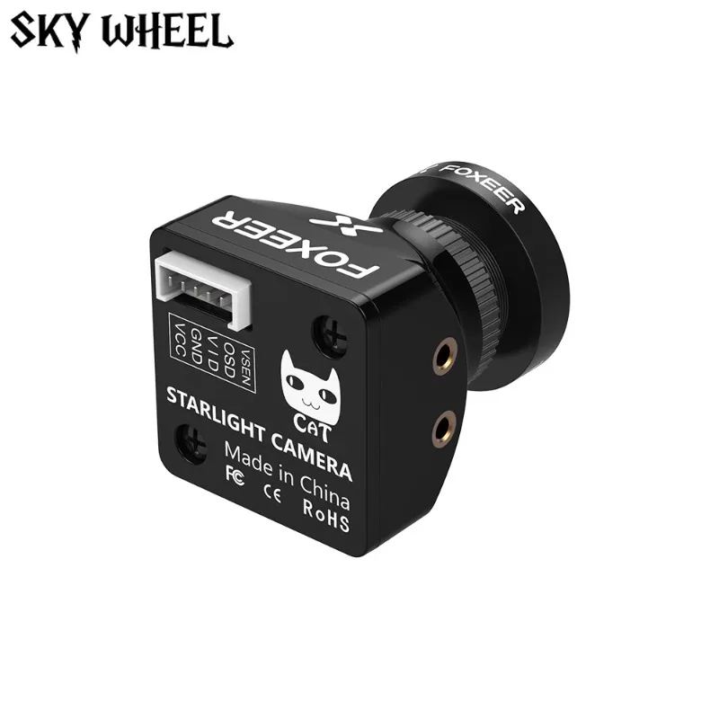 

FOXEER CAT3 Camera 1200TVL Night Vision 4:3/16:9 PAL/NTSC 0.00001LuX DC4.6-20V Low Latency FPV Camera for RC FPV Racing Drone