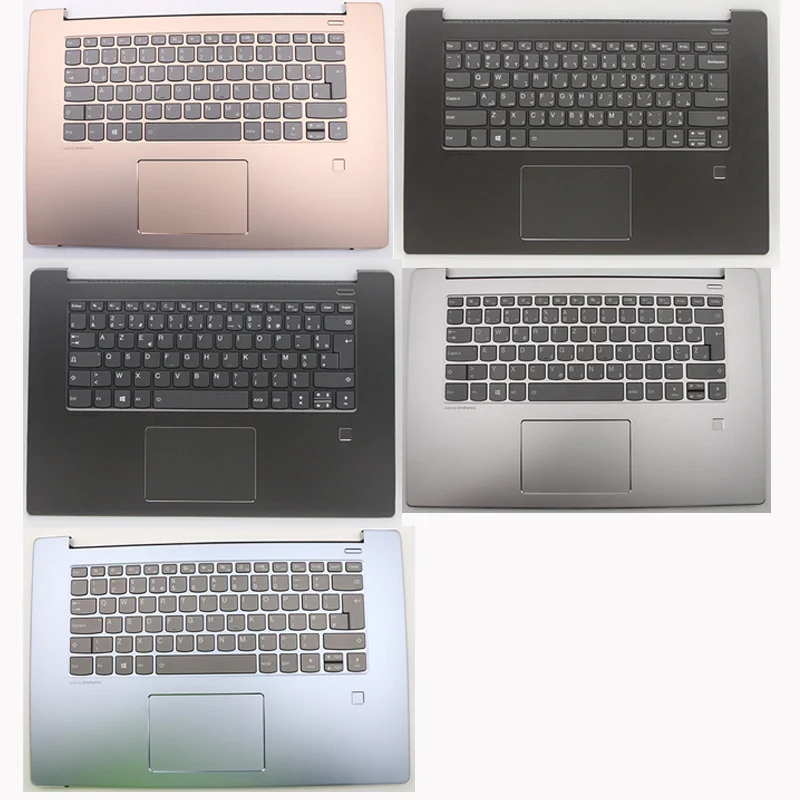 Teclado com C Cover e Touchpad para Lenovo IdeaPad, Substituição Acessórios do portátil, 530S-15ISK, Novo, Original