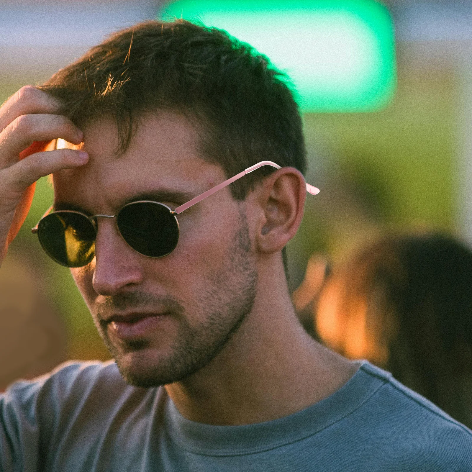 

1Pair Glasses Arm Replacement Resin Metal Lightweight Comfortable Eyeglasses Repair Kit for Sunglasses Reading Glasses