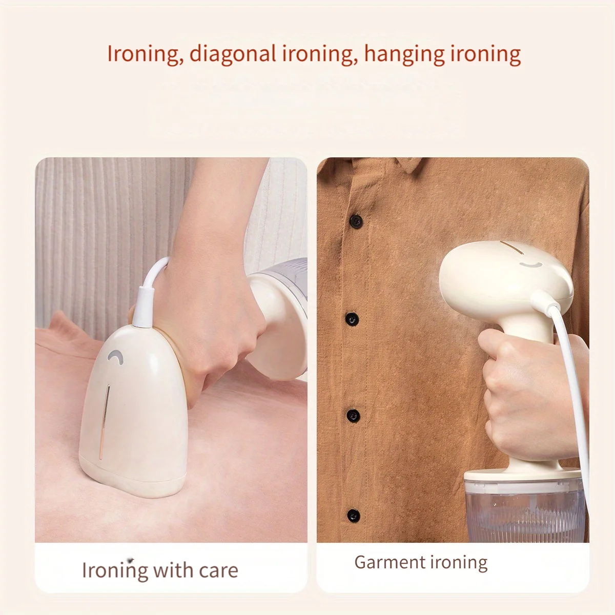 เตารีดไอน้ำแบบพกพาขนาด1200W, เตารีดไอน้ำพกพาขนาด260มล. ความร้อนเร็วสำหรับรีดเสื้อผ้า