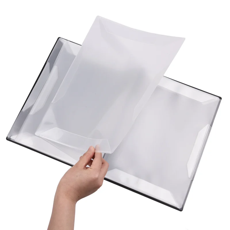 Flatsons FB-04 Uchwyt na nuty w formacie A4 Arkusz papieru Organizer na dokumenty Folder na papier muzyczny 40 kieszeni