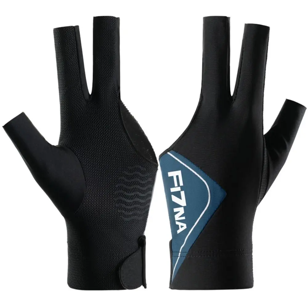 Breathable Billiards Gloves Left Hand Quick Drying Three-finger Gloves Comfortable Anti-slip Snooker Cue Glove Pool Cue