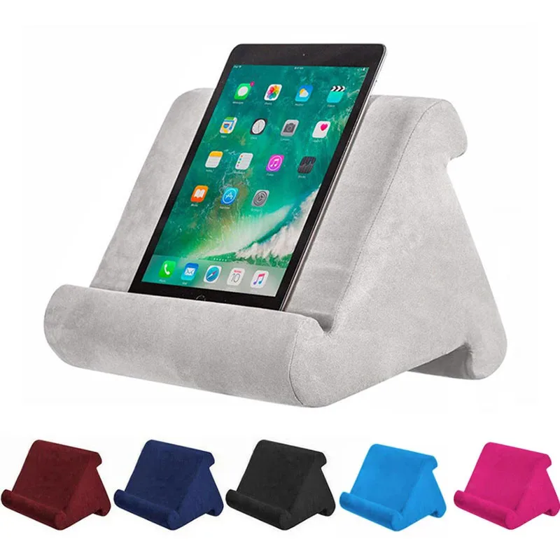 Sponge Pillow Tablet Stand For iPad Xiaomi Tablet Bracket Phone Support Bed Rest Cushion Tablette sofa Reading Holder массажная подушка с подогревом xiaomi 8h hot compression massage sleeping pillow zd2 pro