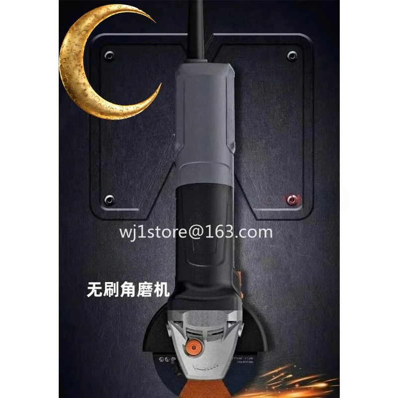 Brushless Angle Grinder with Cord, Handheld Multifunctional Adjustable Speed Grinder,  Wheel Cutting and Polishing Machine