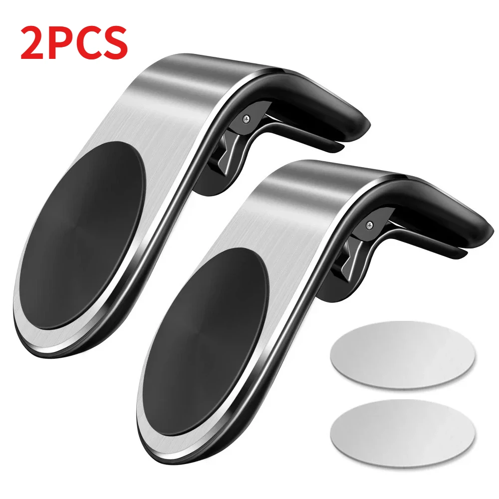 1/2 stücke Magnetische Auto Telefon Halter Stehen Air Vent Clip Auto Halterung Handy GPS Unterstützung in Auto Halterung 3 farben für IPhone