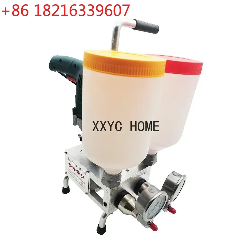 TAO Two-Component Waterproof Wall Repair Polyurethane Grouting Machine 220V/1100W Electric Intelligent Remote Control Grouting P