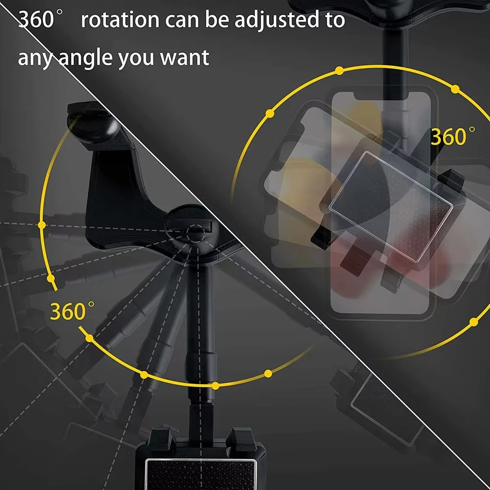 Multifunctional Car Rearview Mirror Phone Holder for Car 360° Retractable Phone Mount GPS Holder Universal Auto Phone Holder view 3