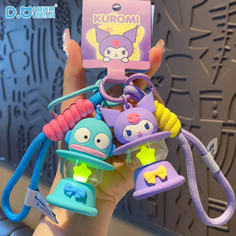 

Подлинный брелок Sanrio Kuromi, креативный ночник «Hello Kitty», брелок для ключей Cinnamoroll, сумка, подвеска My Melody Pochacco, игрушки, подарки
