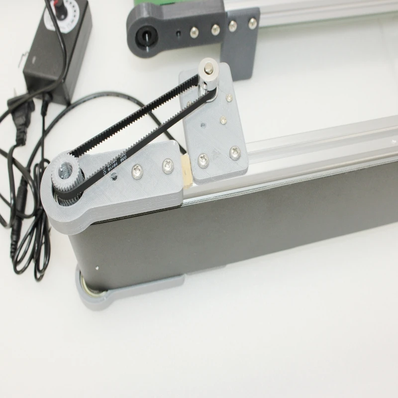 Imagem -04 - Pvc Inkjet Printer Correia Transportadora Borracha de Velocidade Ajustável Data Code Mini Correia Transportadora Portátil Largura 8cm 70cm 10cm