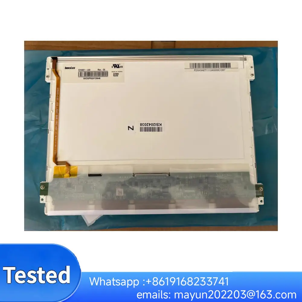 

G104X1-L01 G104X1-L03 G104X1-L04 G104V1-T01 G104V1-T03 Оригинальный 10,4-дюймовый ЖК-дисплей